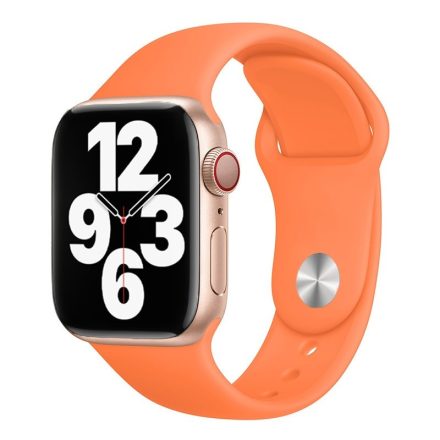 Apple Watch narancs szilikon szíj 38/40/41mm