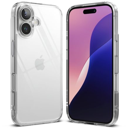 iPhone 16 átlátszó szilikon tok