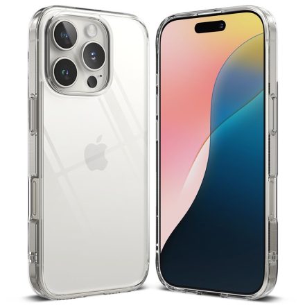 iPhone 16 Pro átlátszó szilikon tok