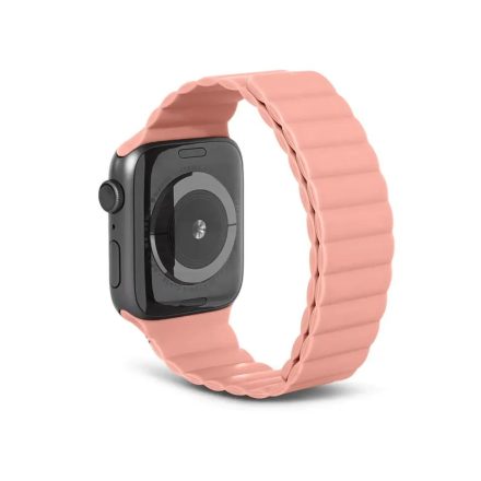 Apple Watch rózsaszín mágneses szilikon szíj 38/40/41/42 (series10)mm