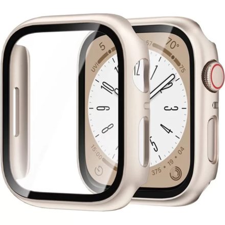 Apple Watch csillagfény védőtok edzett üveggel 42 mm 