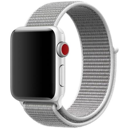 Apple Watch ezüst szövetszíj 42/44/45/46/49mm