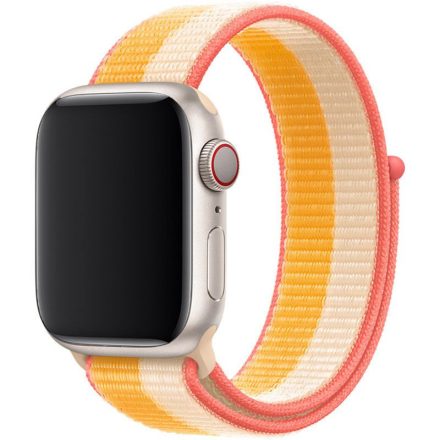 Apple Watch narancs-bézs szövetszíj 42/44/45/46/49mm