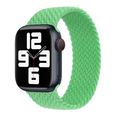 Apple Watch világos zöld fonott szíj S méret 38/40/41