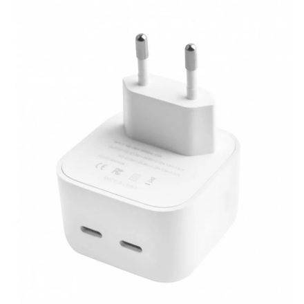 35W USB-C kétportos hálózati töltő adapter, gyorstöltő