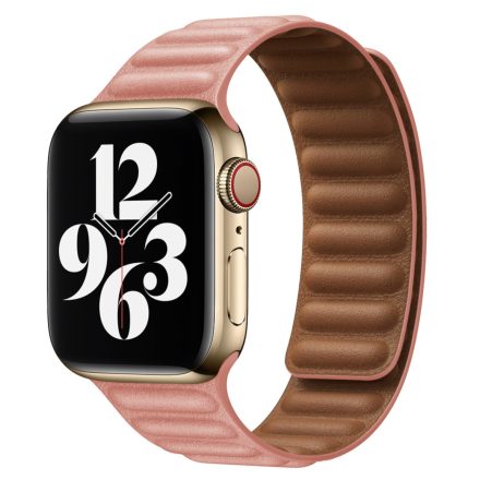 Apple Watch rózsaszín bőr szíj 38/40/41mm